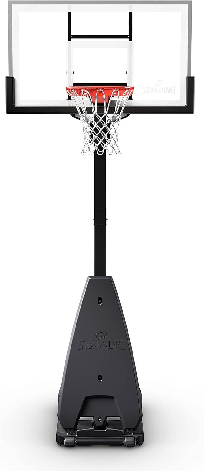 Spalding Ultimate Hybrid® 54 In., Glass Portable Basketball Hoop System