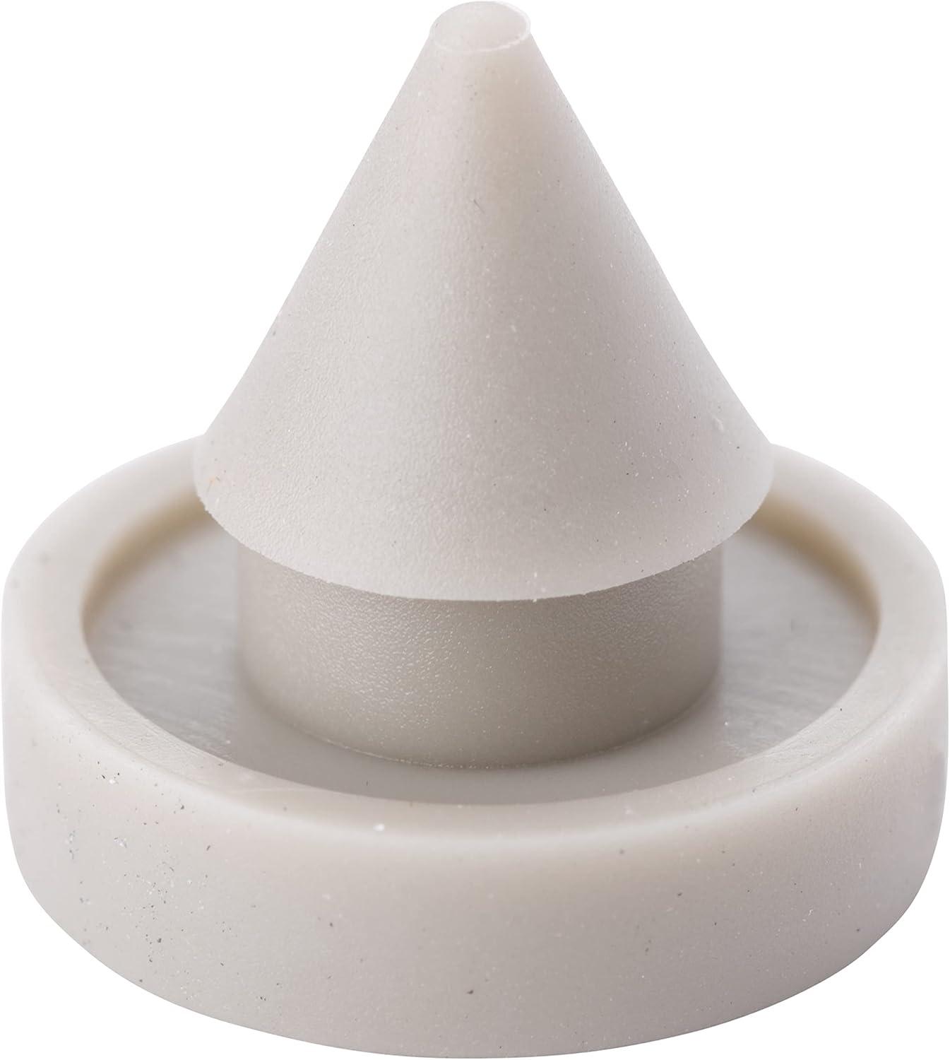 Brinks Plastic Off White Door Bumper Mounts to base trim