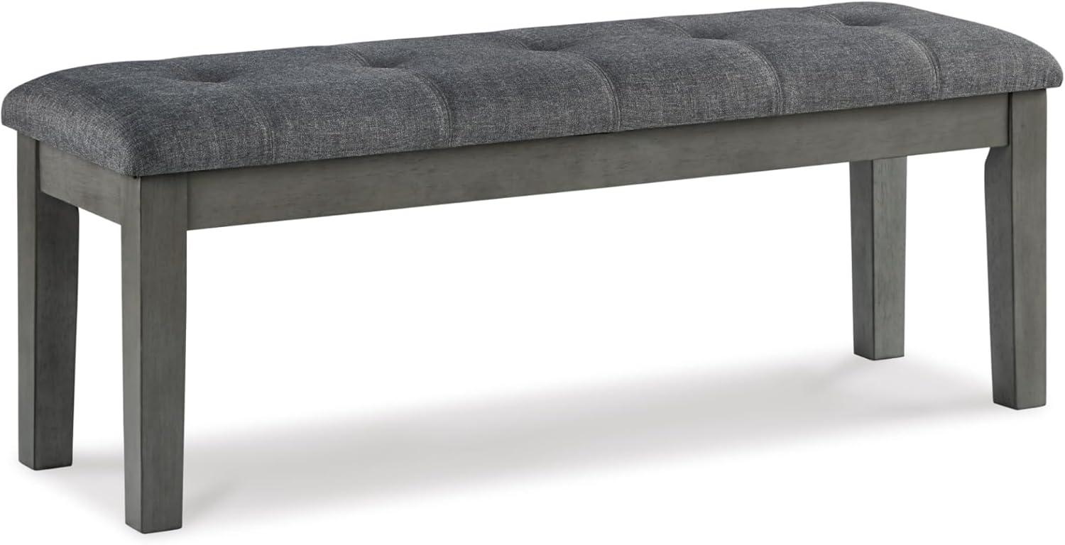 Signature Design by Ashley Contemporary Hallanden 50" Dining Bench Two-tone Gray