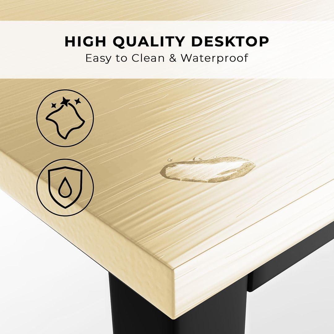 Gaming Computer Desk for Home Office, 47" Modern PC Laptop Office Desk for Kids and Students, Sturdy