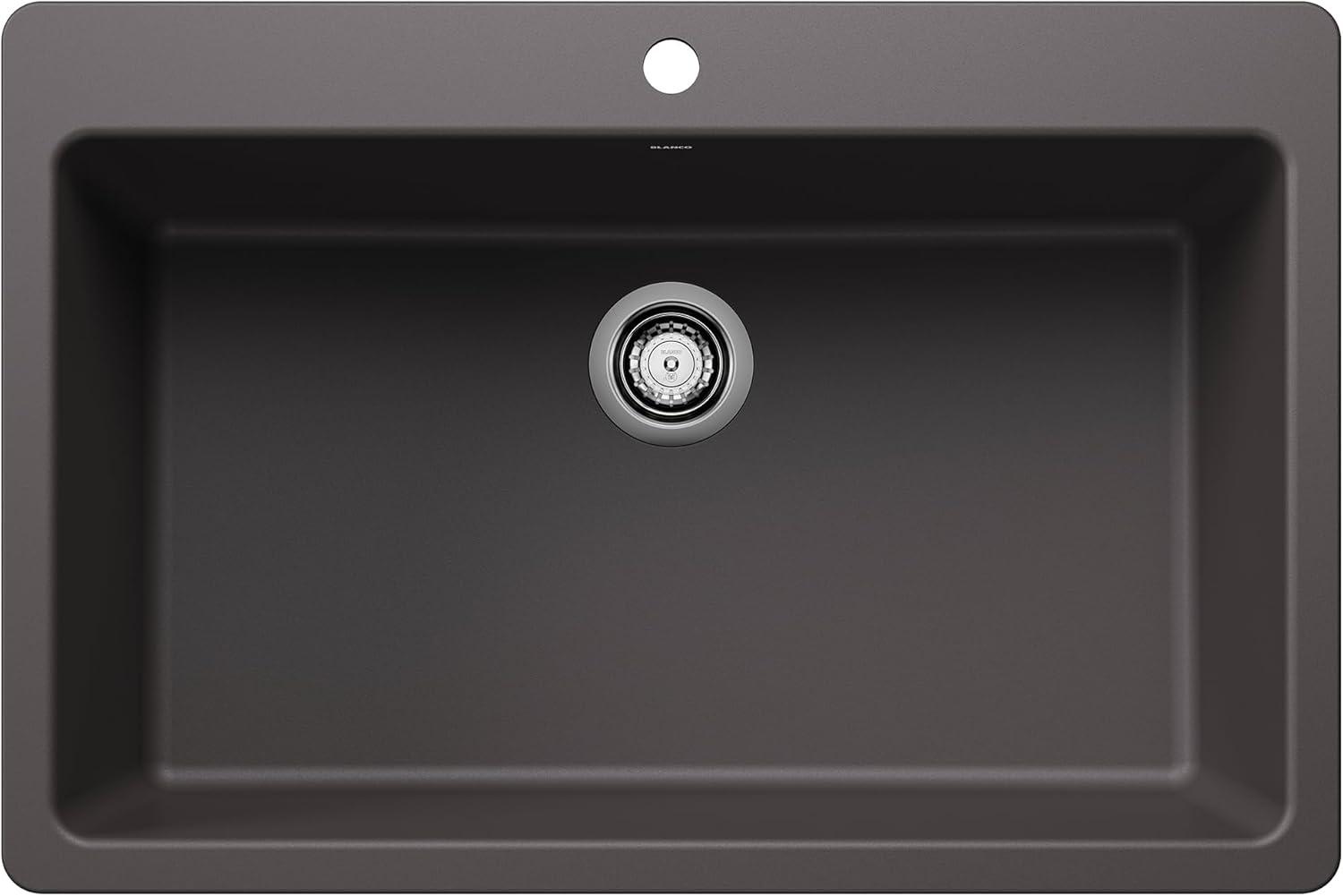Liven SILGRANIT 33" L x 22" W Drop-In/Undermount Kitchen Sink