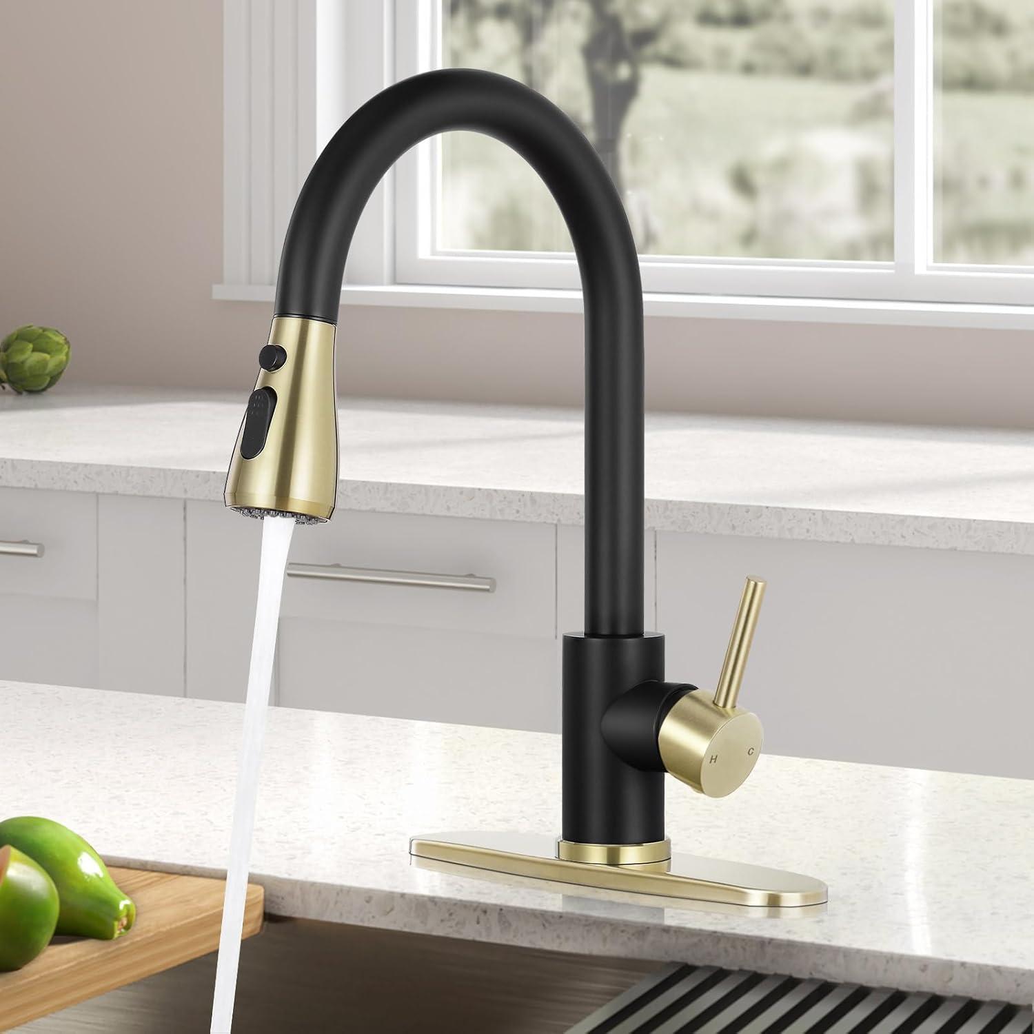 VIBRANTBATH Pull Out Kitchen Faucet