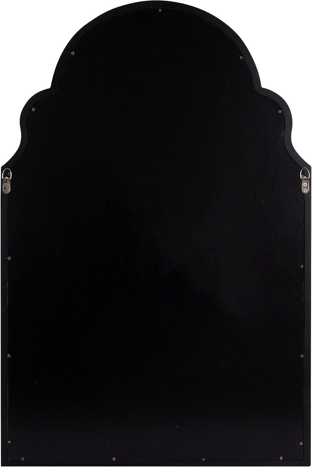 Kate and Laurel Hogan MDF Arch Mirror, 24x36, Silver