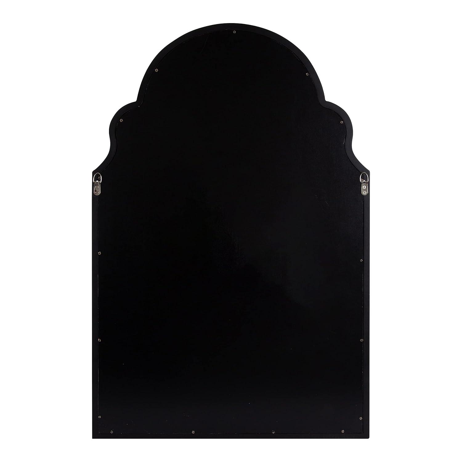 Kate and Laurel Hogan MDF Arch Mirror, 24x36, Silver