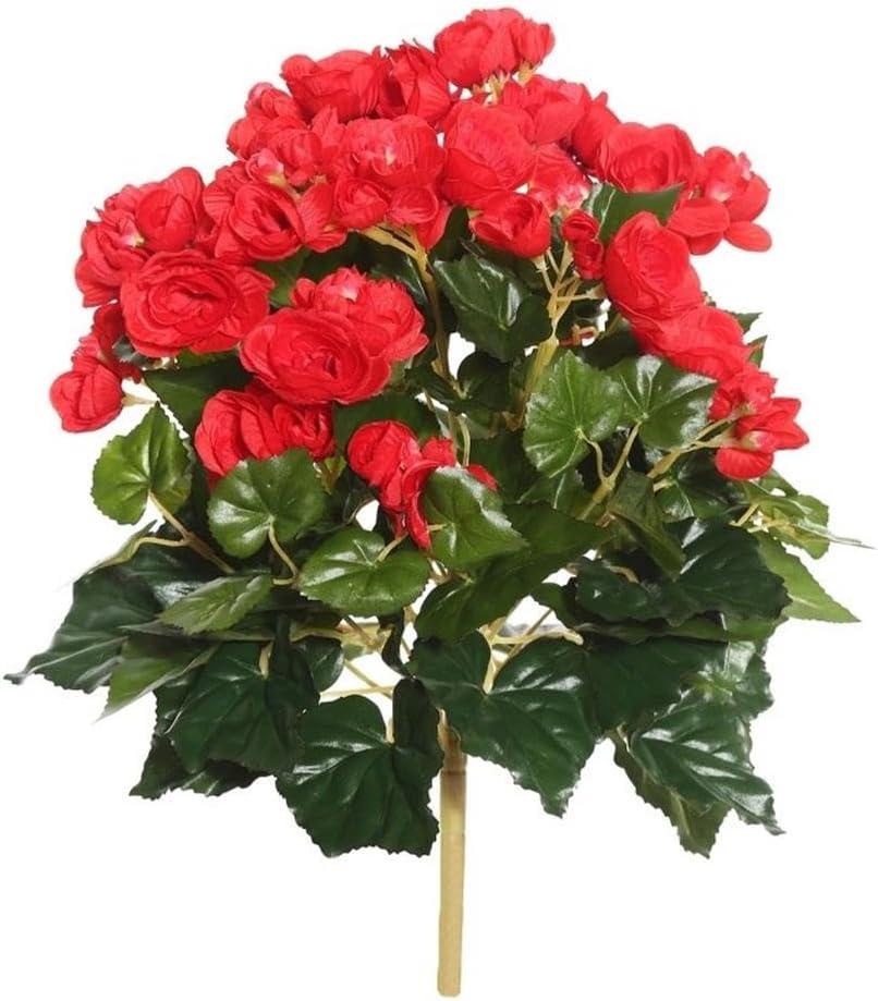 Primrue Artificial Polyester Begonia Bush