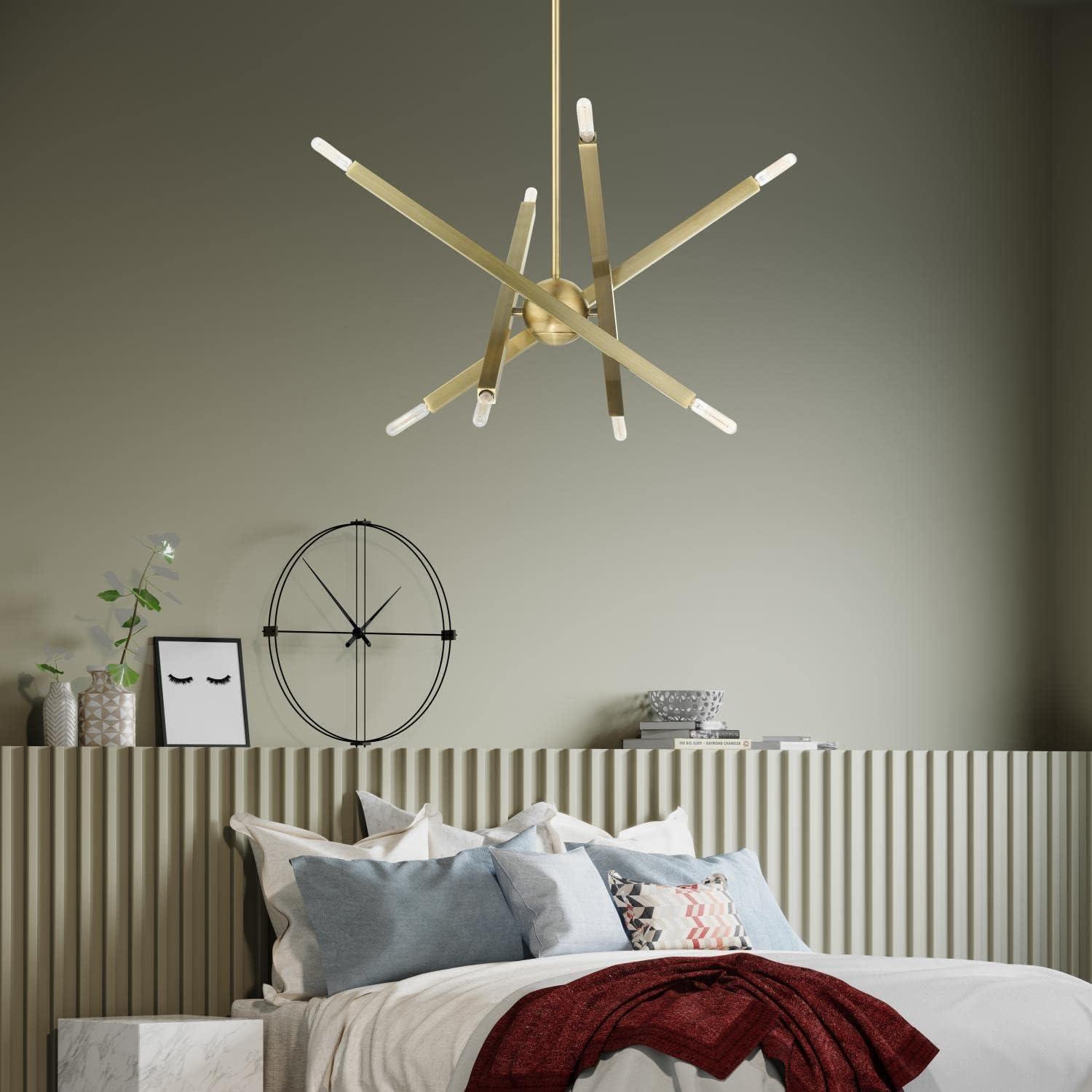 Mercury Row® Lydia 8 - Light Dimmable Modern Linear Chandelier