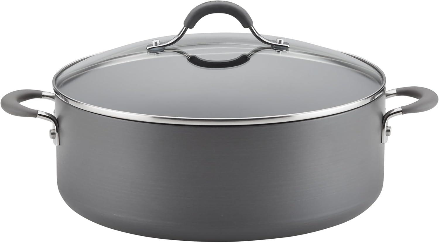 Circulon Radiance Hard-Anodized Aluminum Nonstick Wide Stockpot