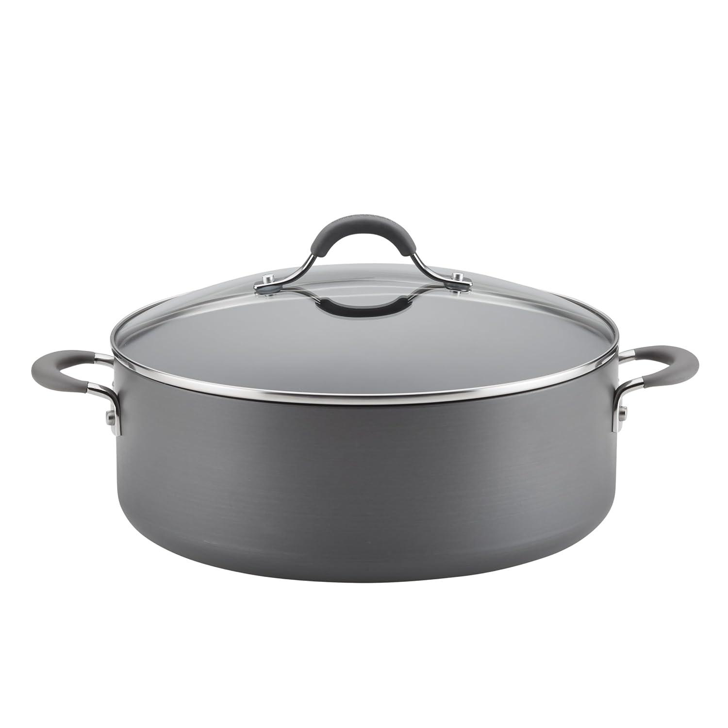 Circulon Radiance Hard-Anodized Aluminum Nonstick Wide Stockpot