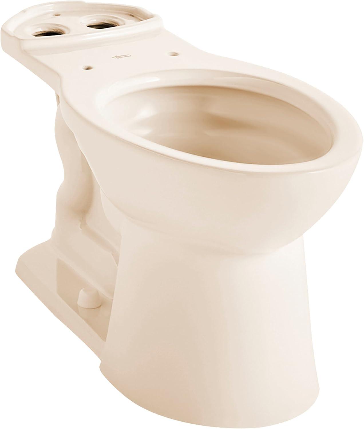 White Vitreous China Dual Flush Elongated Toilet Bowl