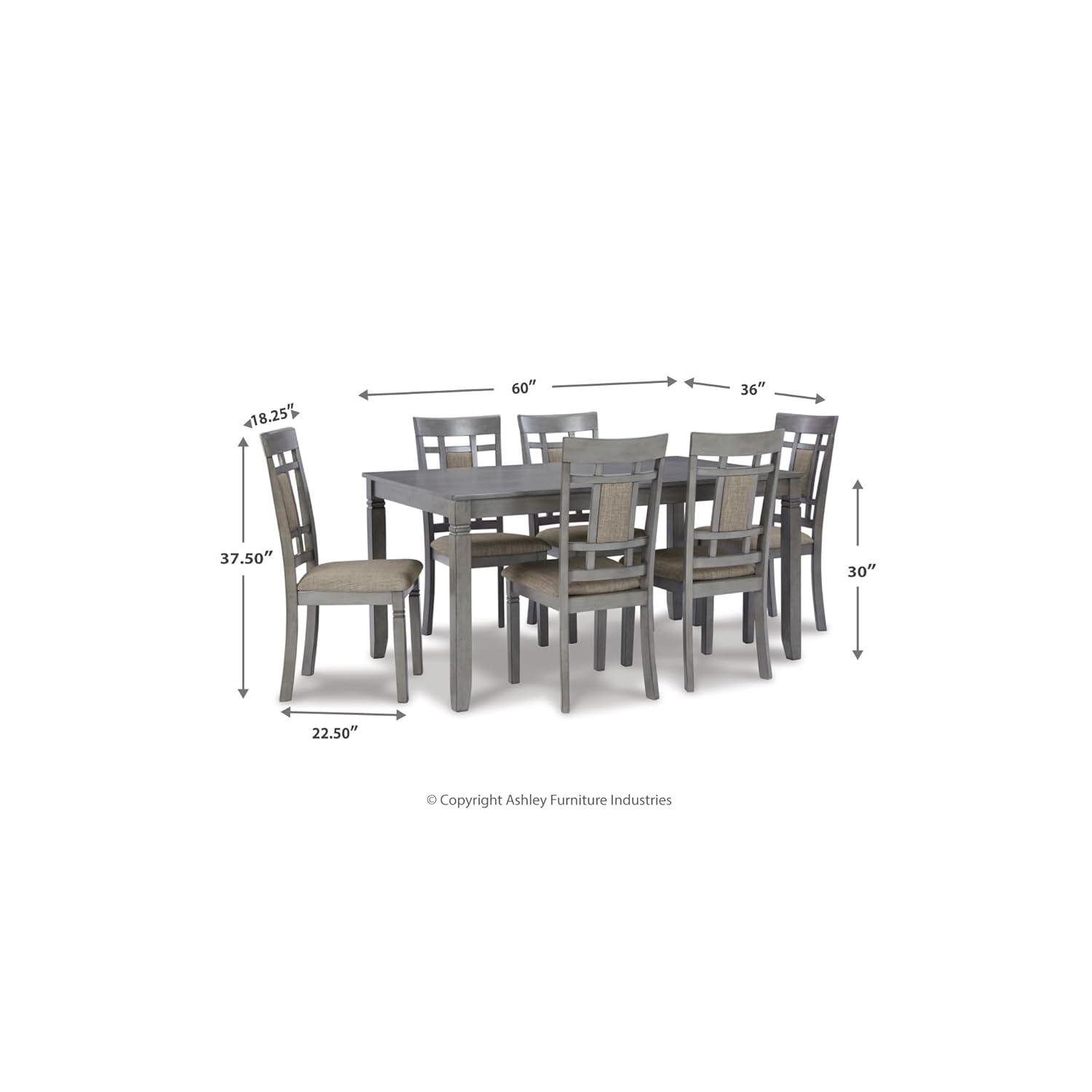 Carpentier 7 - Piece Dining Set