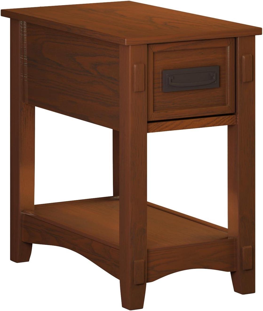 Signature Design by Ashley Contemporary Breegin Chairside End Table Brown