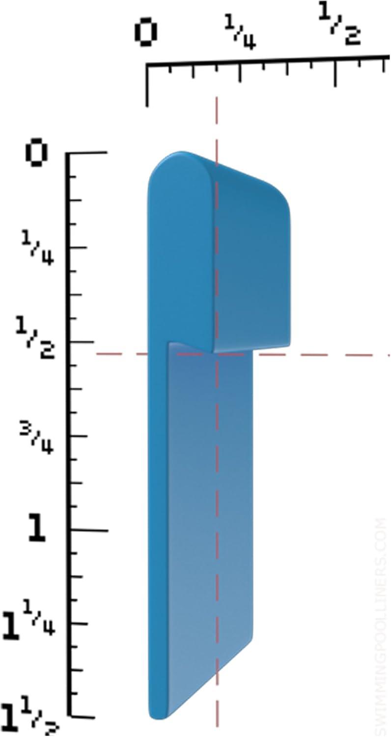 SmartLine 27' Round Manor Liner for Esther Williams/Johnny Weissmuller Above Ground Pools, 52" H, 25 Gauge