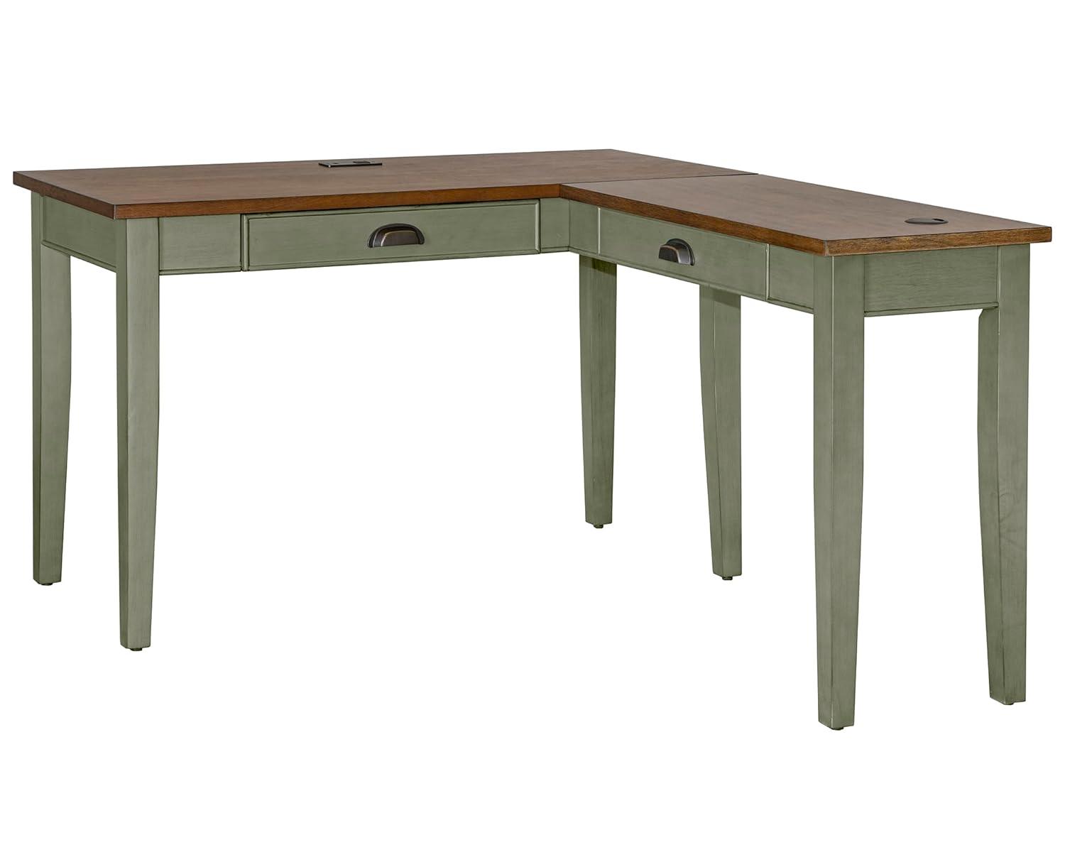 Vivienne L-Shaped Writing Desk