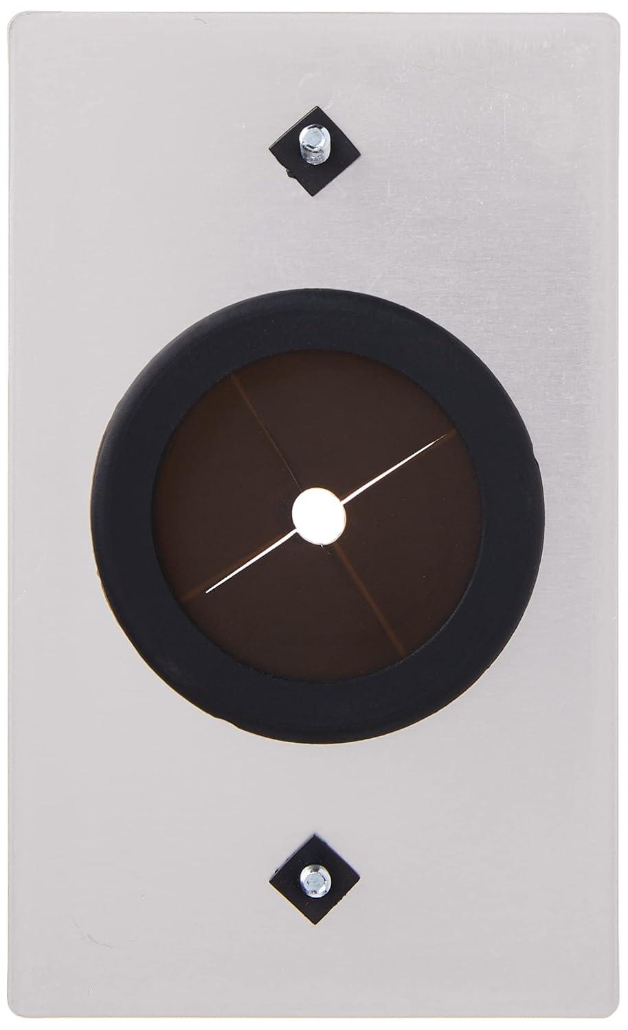 C2G 40489 1.5in Grommet Cable Pass Through Single Gang Wall Plate