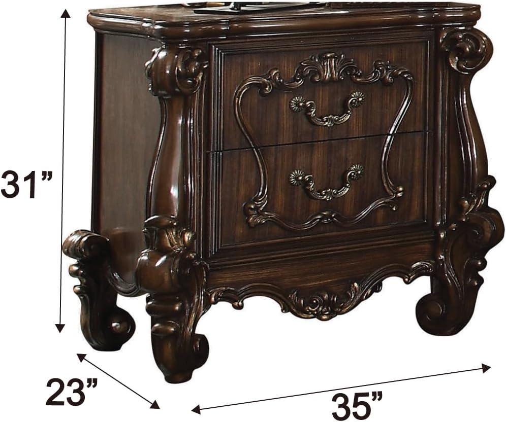 Versailles Nightstand Cherry Oak Finish - Acme Furniture