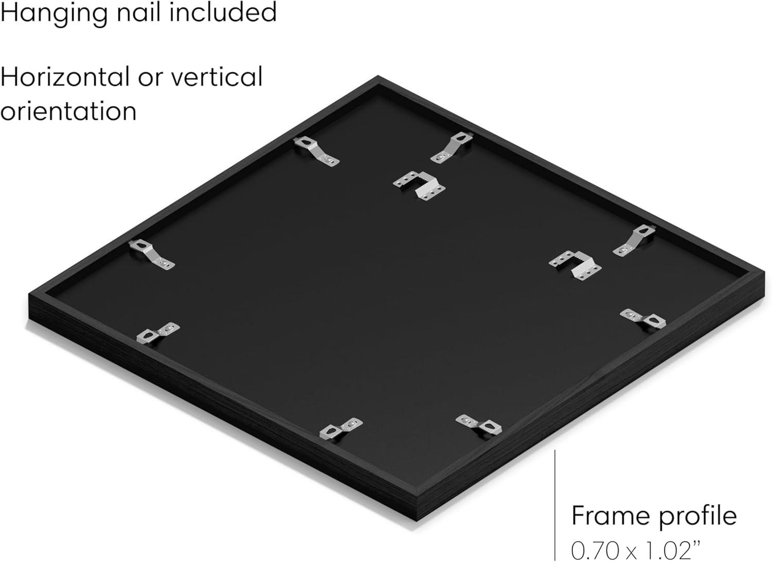 Haus and Hues Oak Wood Single Picture Frame with Real Glass