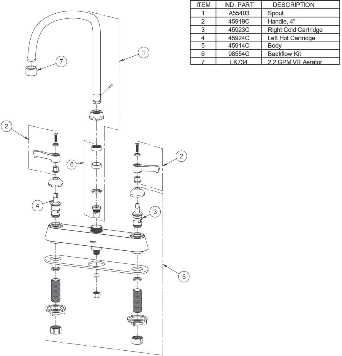 Double Handle Kitchen Faucet With Accessories