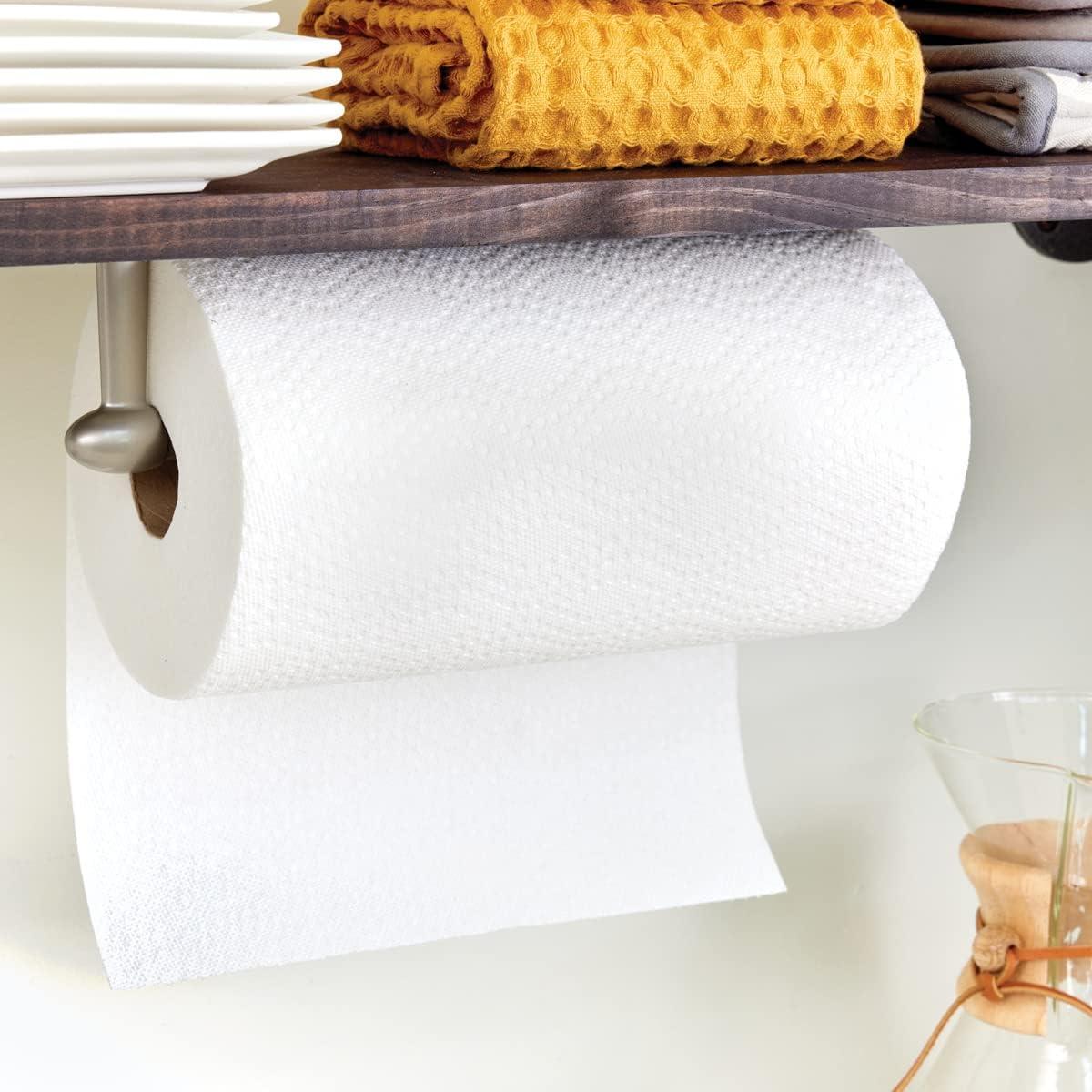 Orbinni Metal Wall / Under Cabinet Mounted Paper Towel Holder