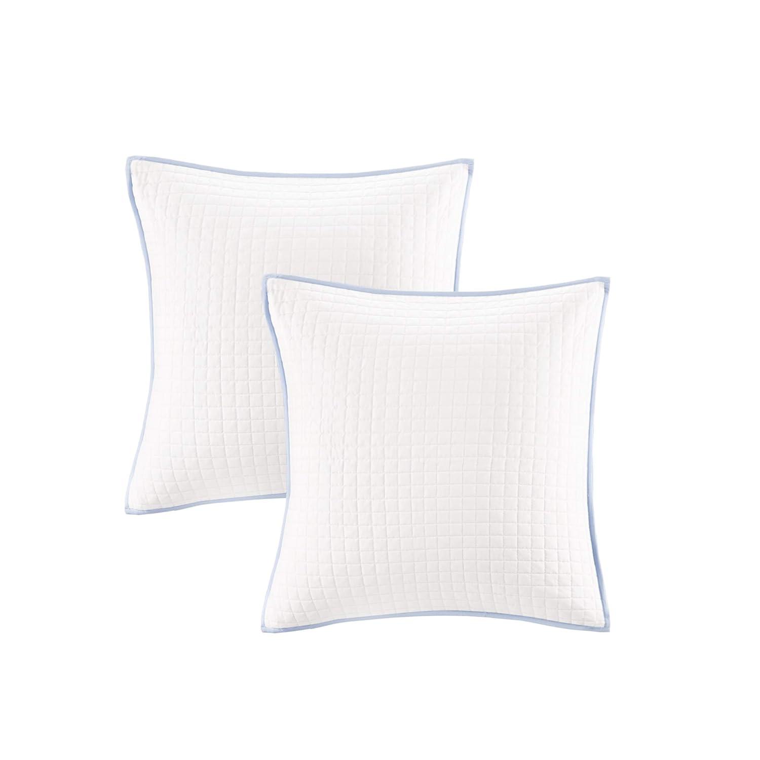 Intelligent Design Brooklyn Cotton Jacquard Comforter Set with Euro Shams and Throw Pillows