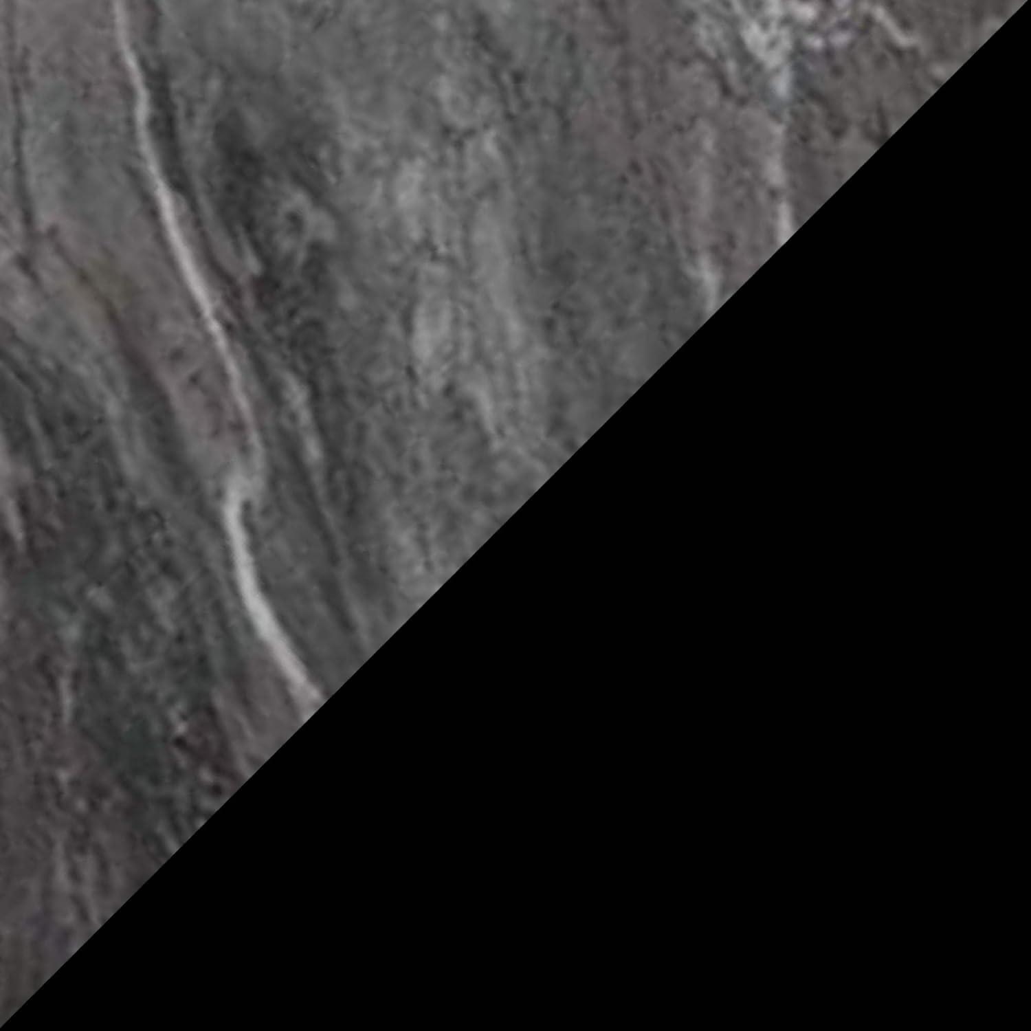 Convenience Concepts Tucson C End Table, Gray Marble/Black