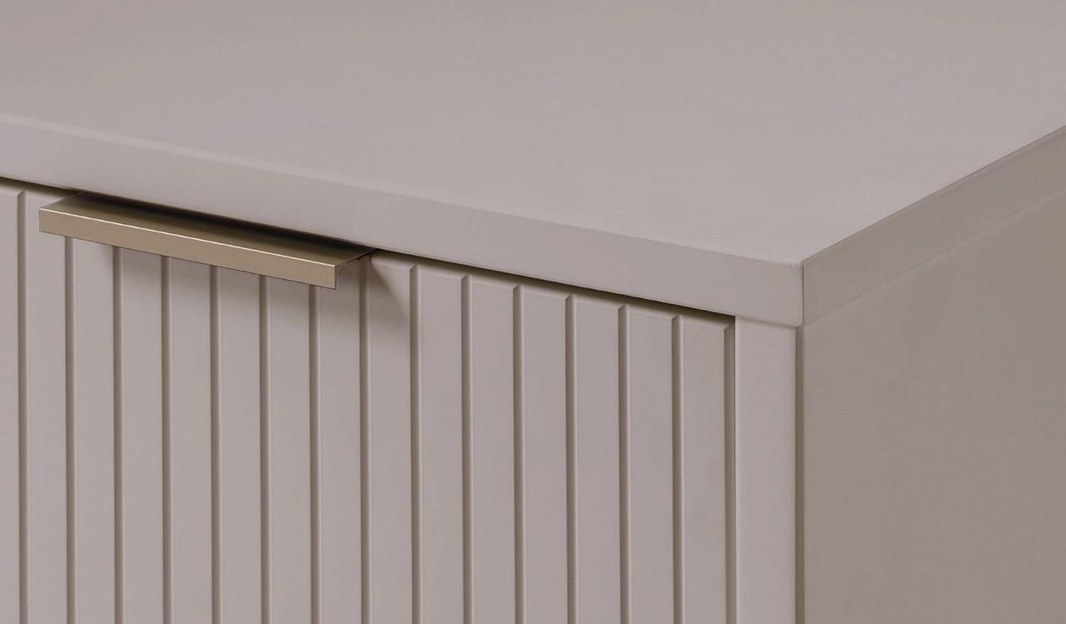 Granville Modern 1 Drawer Nightstand Light Gray - Manhattan Comfort: Wood Frame, Storage Shelf, 30 Day Warranty