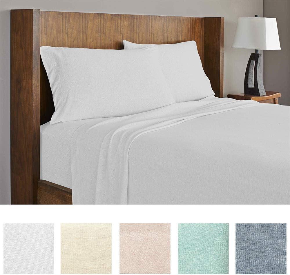 Royale Linens SoftTees Jersey Knit Cotton Blend Jersey Knit Sheet Set