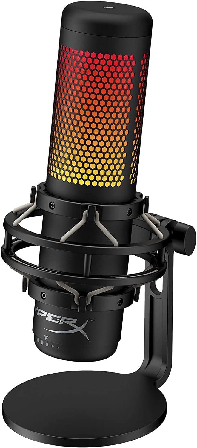HyperX QuadCast S RGB USB Condenser Microphone - Black
