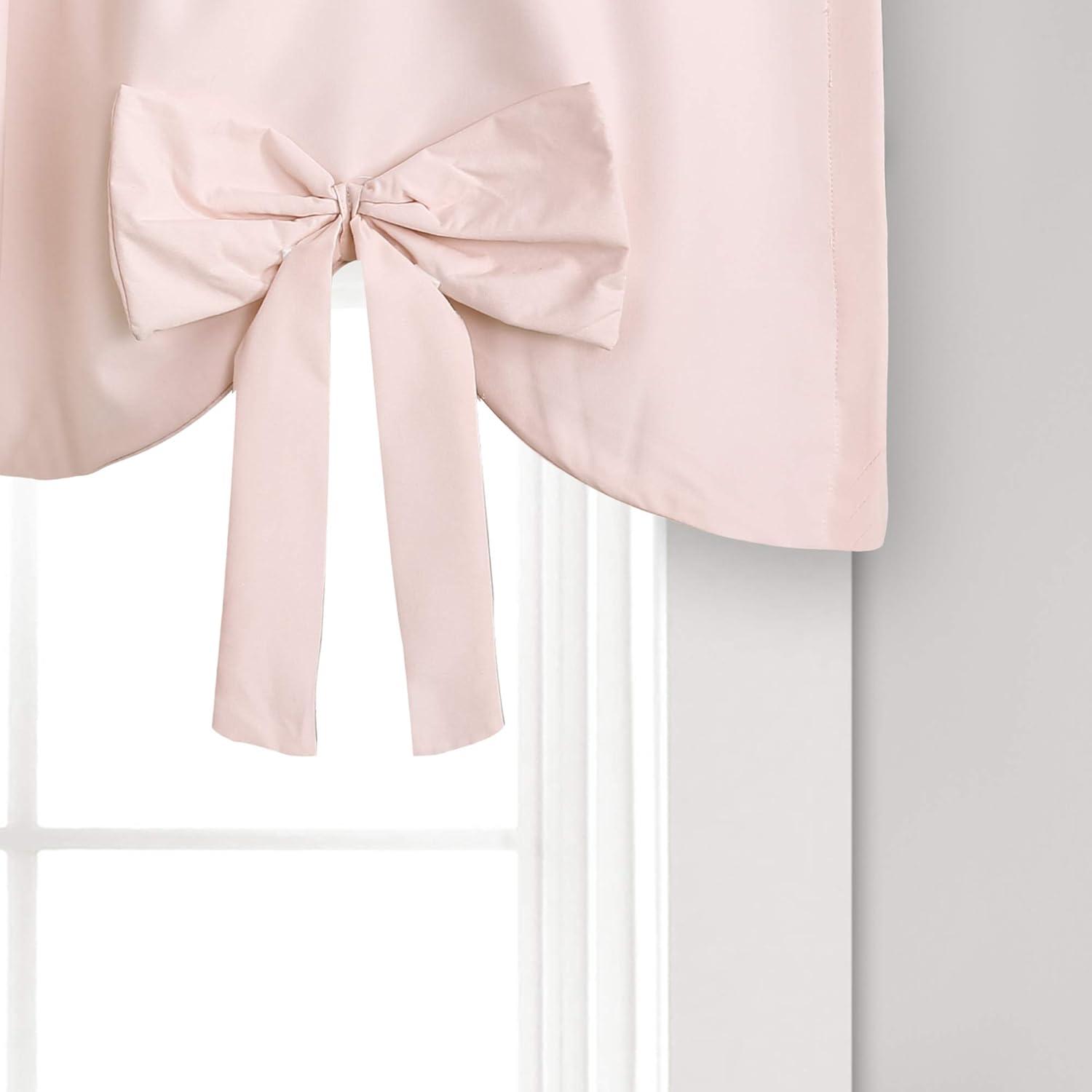 Melody Bow Scalloped 52'' W Window Valance