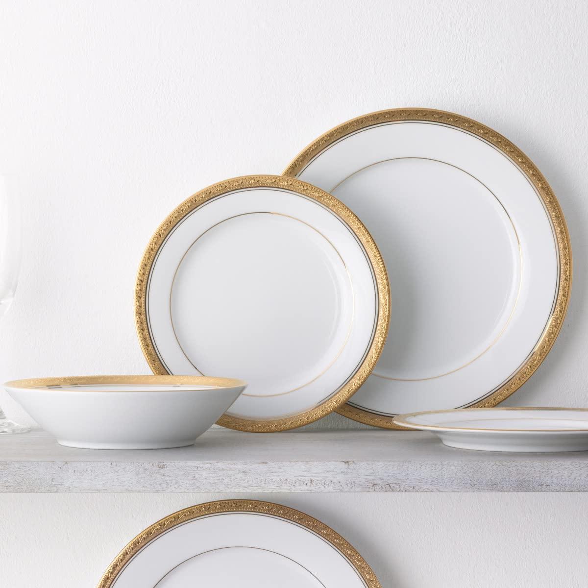 Noritake Noritake Crestwood 12-Piece Dinnerware Set, Service For 4