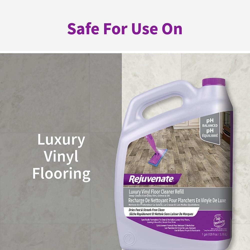 Rejuvenate luxury vinyl floor cleaner, 128oz, 128 fluid ounce