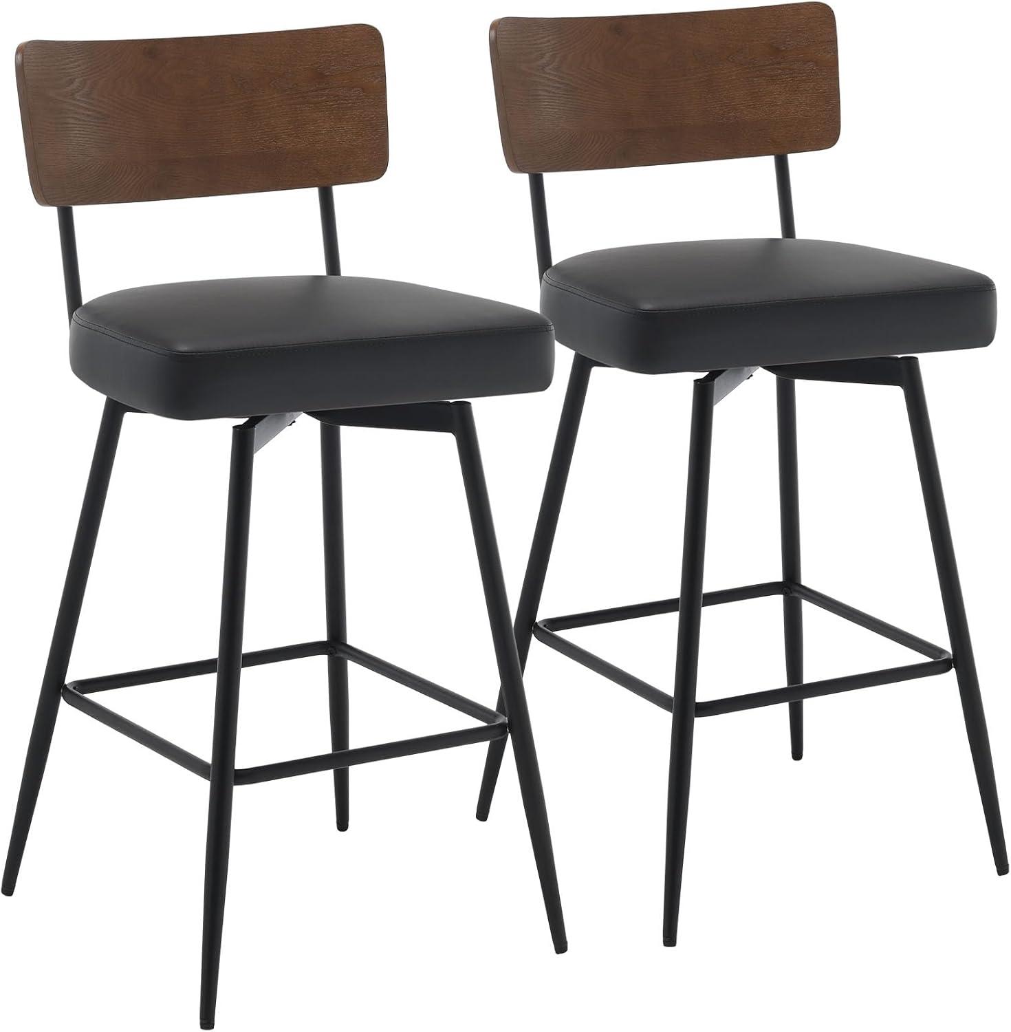 Swivel Upholstered Counter & Bar Stool