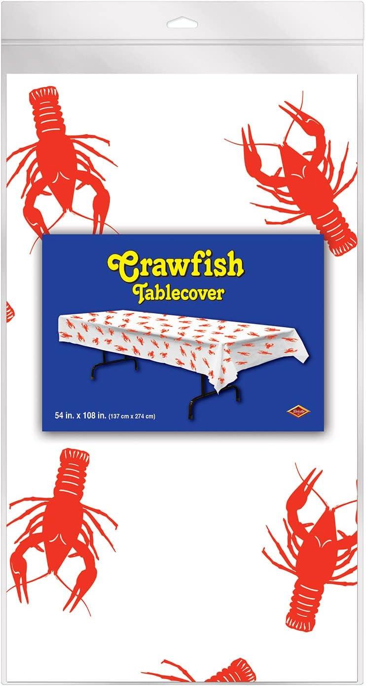 Crawfish Tablecover Party Accessory (1 count) (1/Pkg)