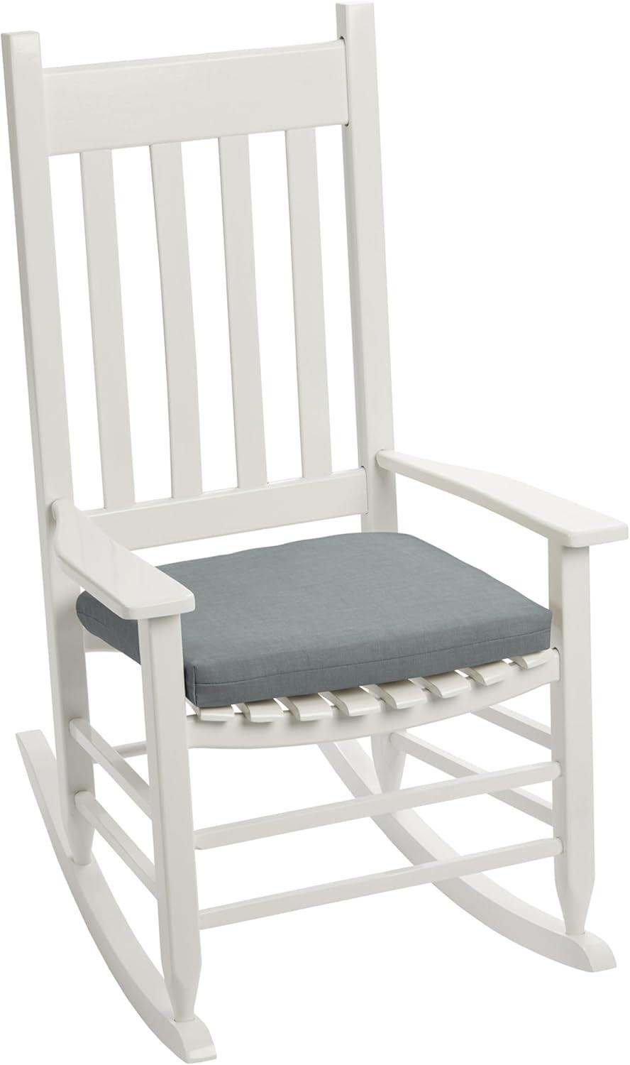 Stone Grey Outdoor Polyester Adirondack Chair Cushion