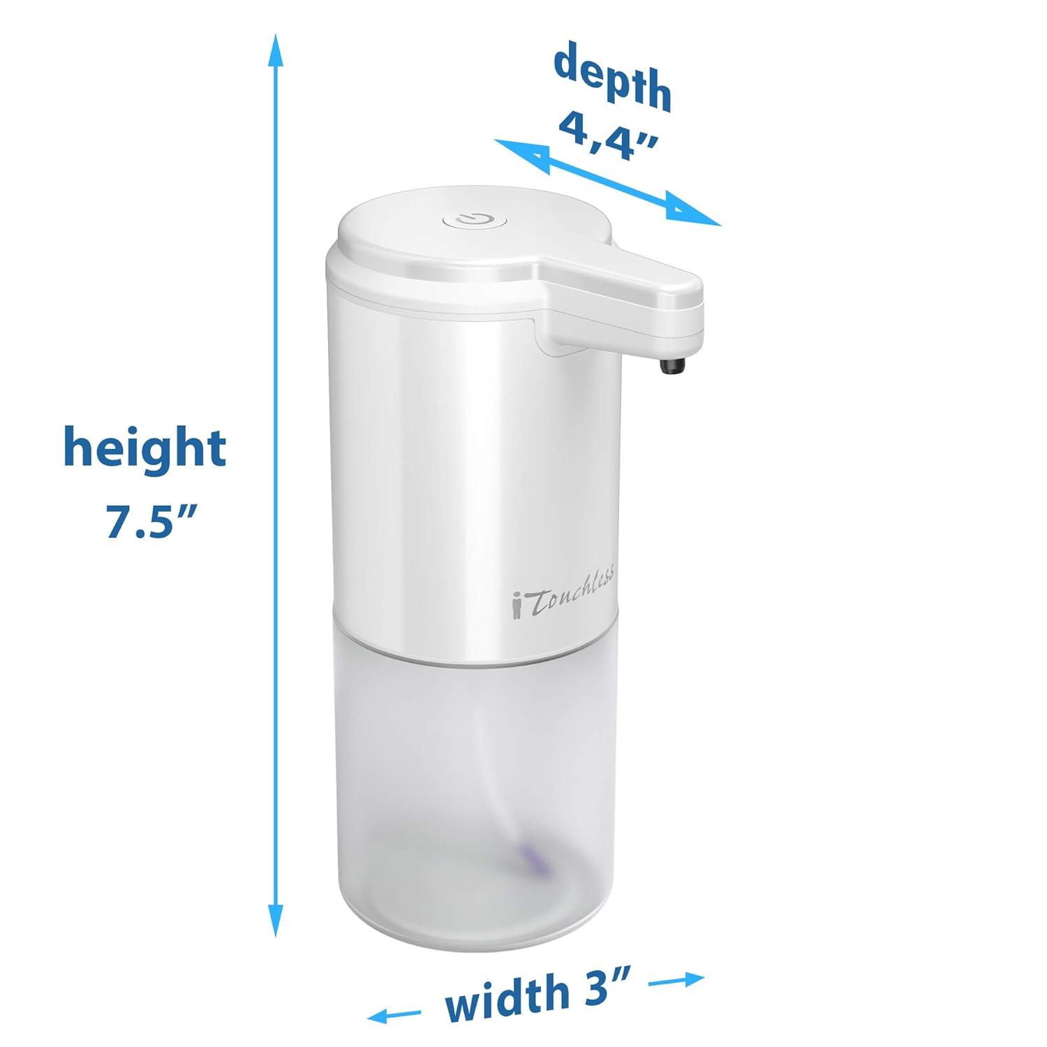 iTouchless Automatic Stainless Steel Foaming Soap Dispenser