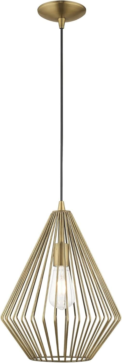 Livex Lighting Linz 1 - Light Pendant in  Black