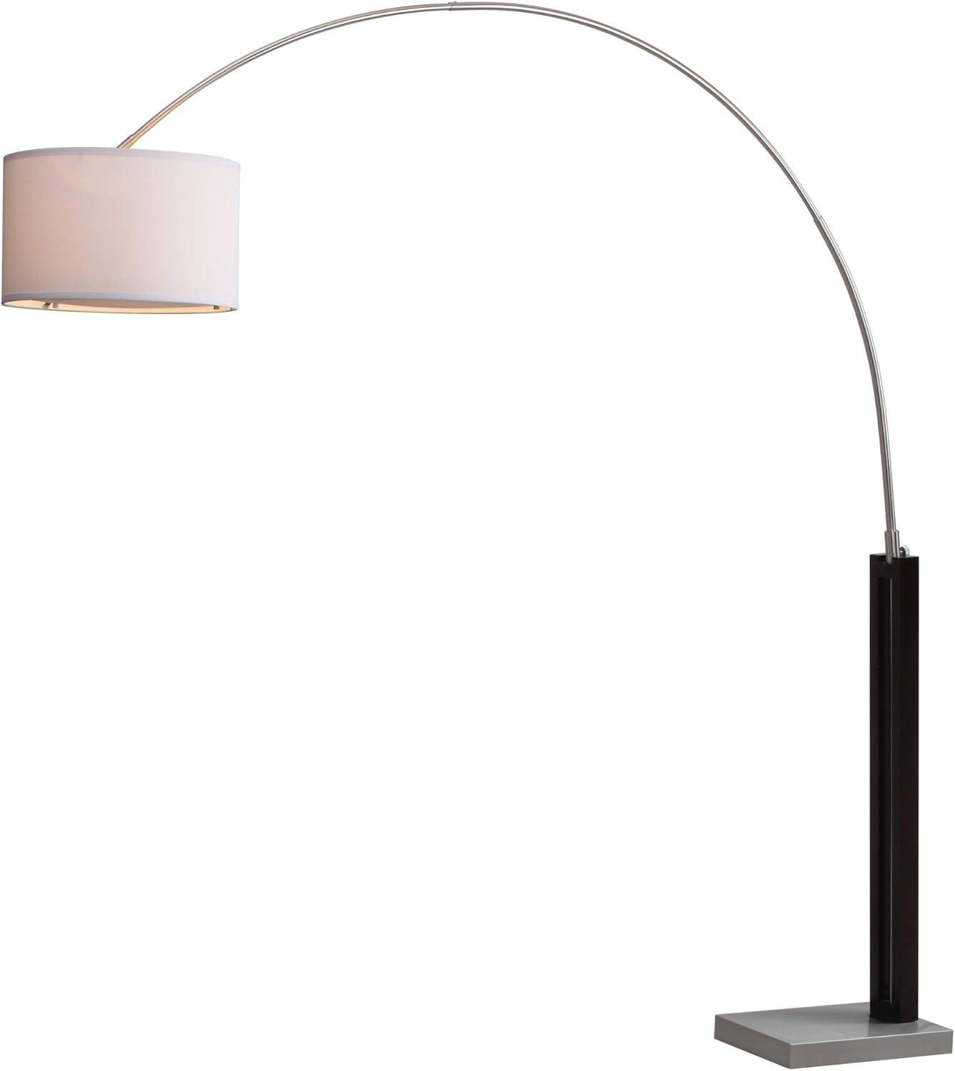 Safavieh Cosmos 83 in. H Modern Glam Arc Floor Lamp, Black/Nickel