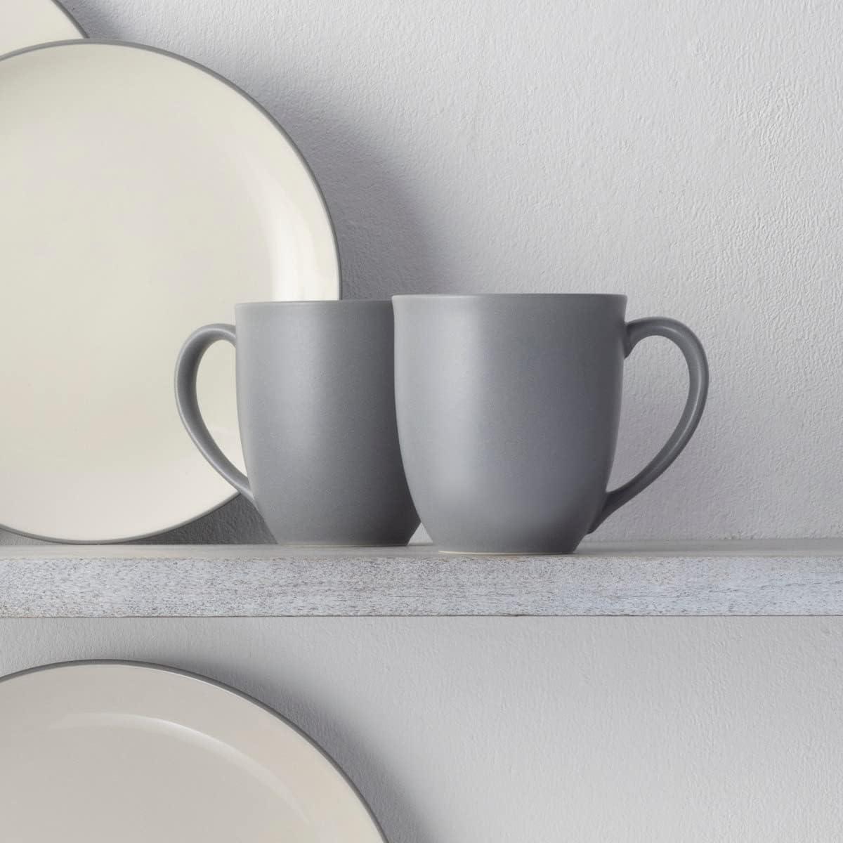Noritake Colorwave Slate Set of 4 Mugs, 12 oz.
