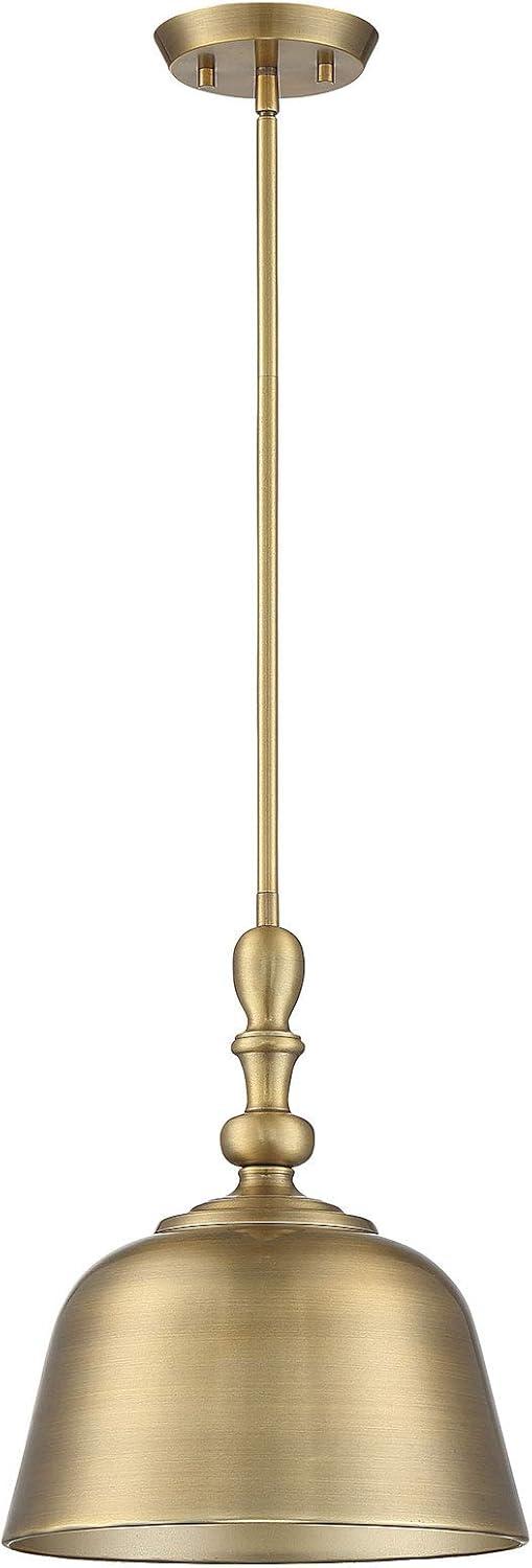 Savoy House Berg 1 - Light Pendant in  Warm Brass