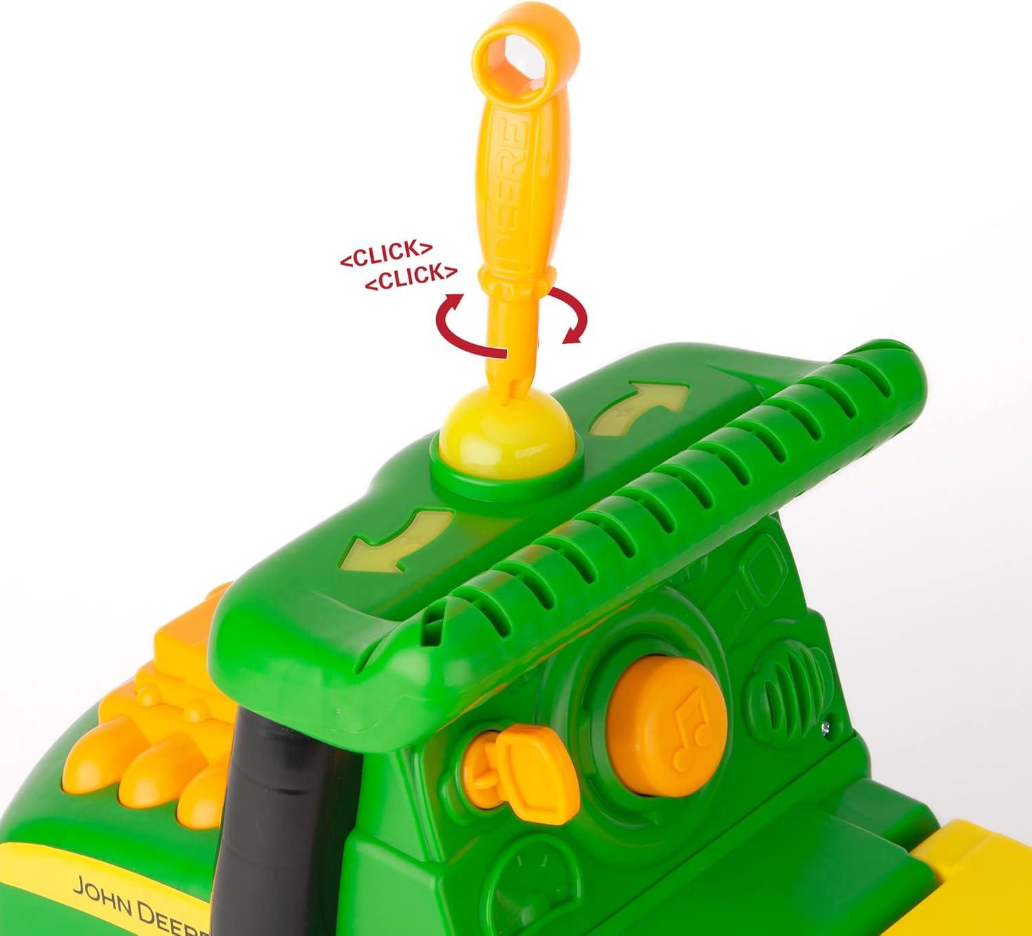 John Deere Johnny Tractor Ride-On Toy with Lights and Sounds � 12m+