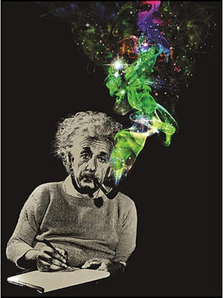 Einstein Smoke Galaxy Lightweight Fleece Throw Blanket