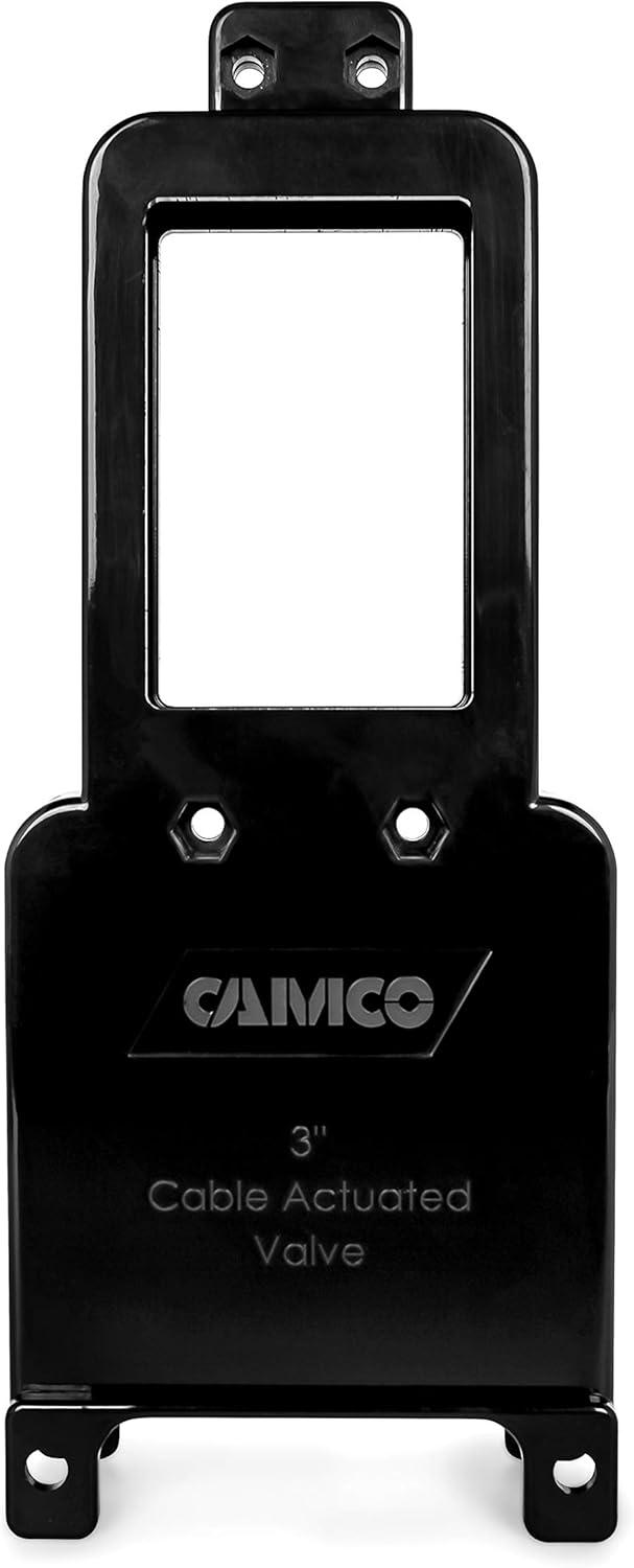 Camco RV Sanitation System 3" Waste Valve with 72" Cable Extension Kit for Sidewall or Control Access Compartment Mount Installation