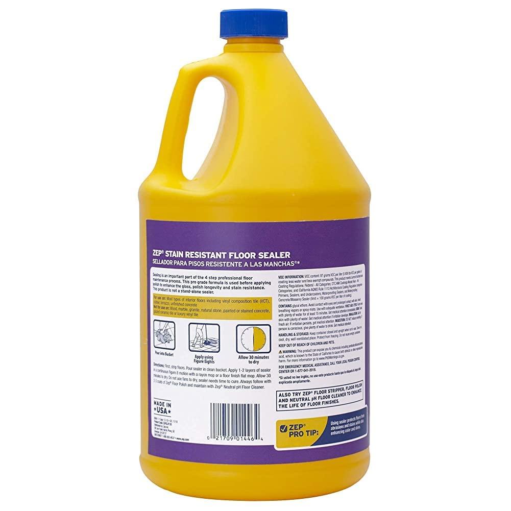 Zep - Zufslr128 Stain Resistant Floor Sealer, 1 Gal Bottle