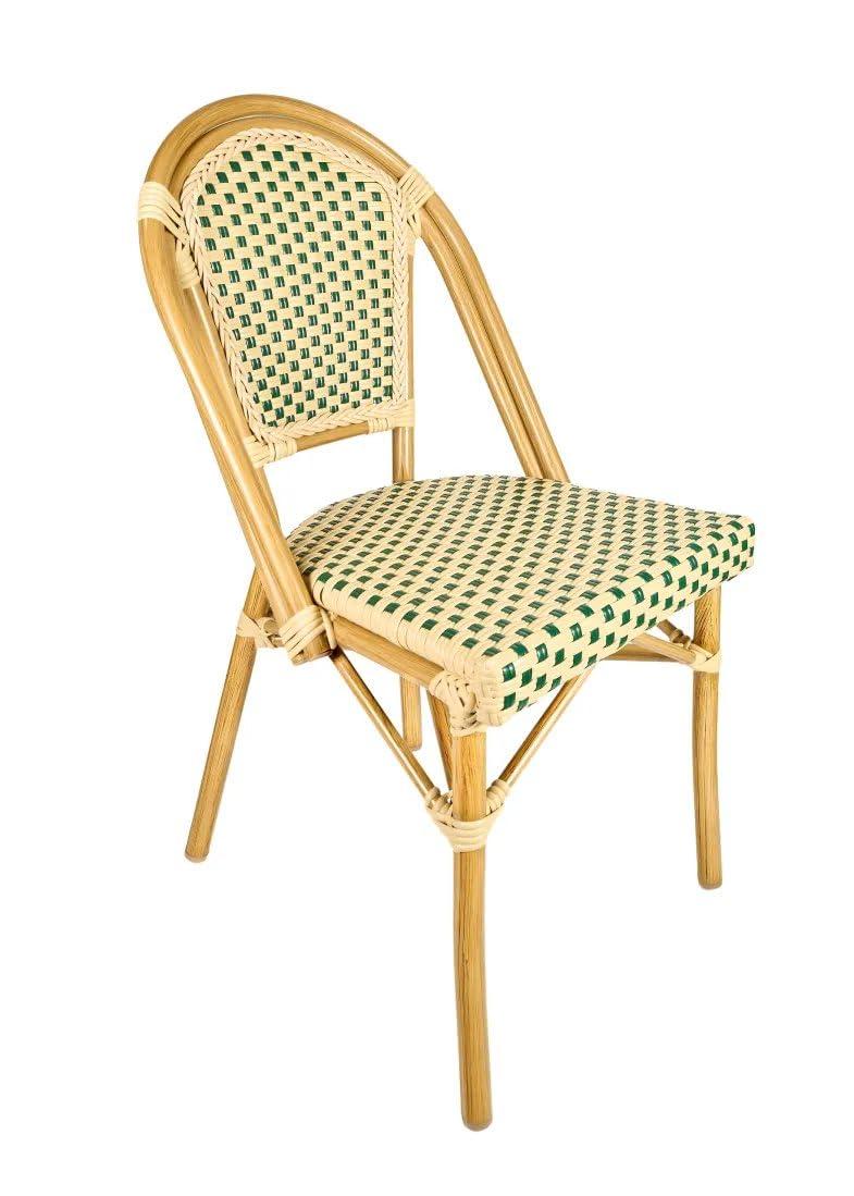 Chivari Armless French Patio Dining Chivari Chair, 2 Chair Bundle by Chivari (Set of 2)