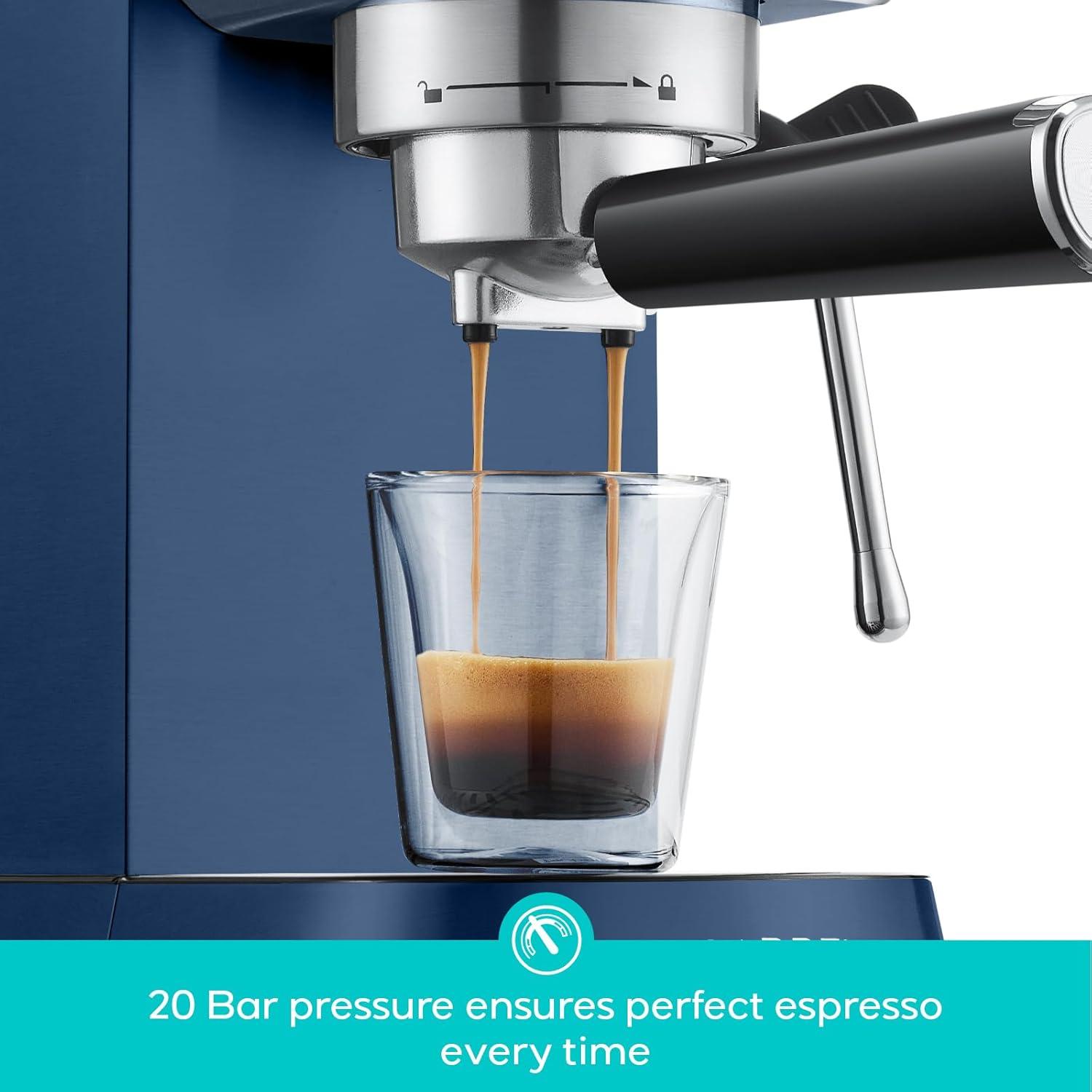 CASABREWS CASABREWS CM5418 20 Bar Espresso Machine Coffee Maker W/ Powerful Steam Wand Stainless Steel