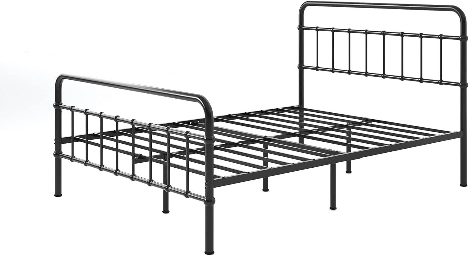 Florence 42" Modern Farmhouse Metal Platform Bed