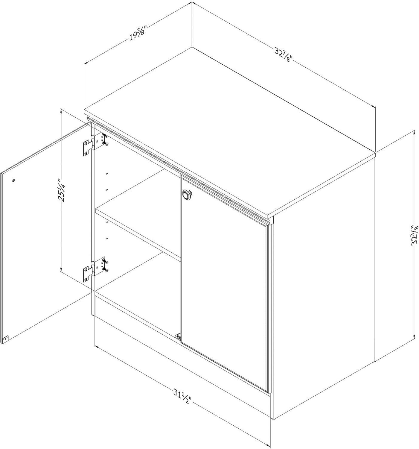 2 Door Morgan Storage Cabinet - South Shore