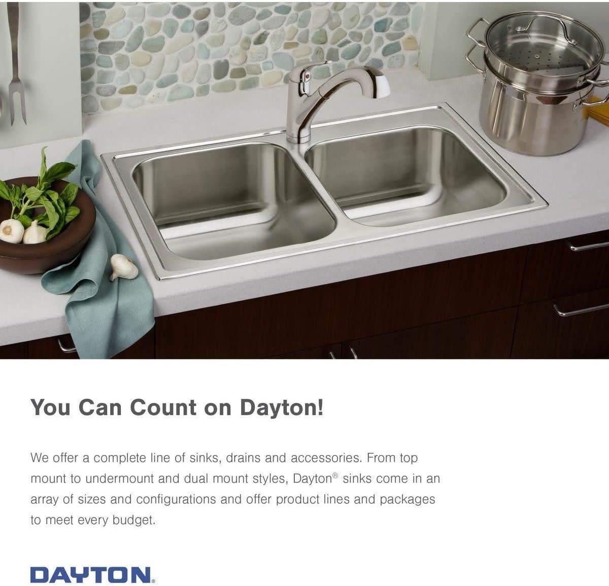 Dayton 25" L x 22" W Drop-In Kitchen Sink