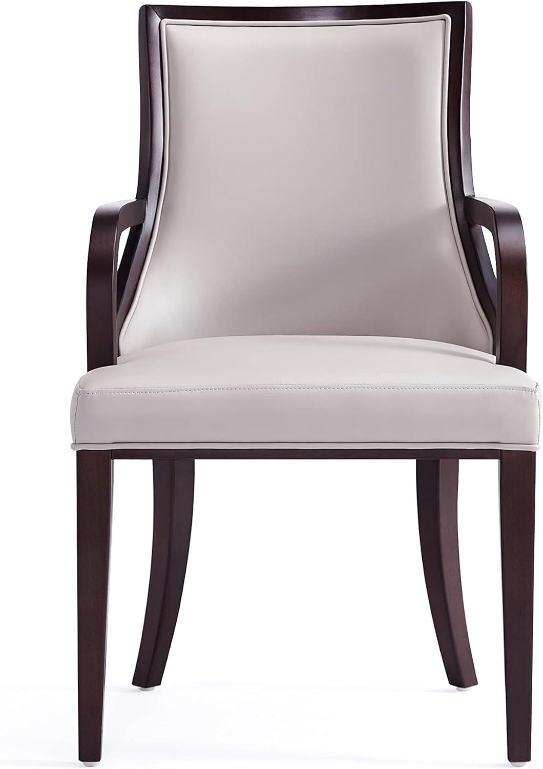 Grand Light Grey Upholstered Dining Chair Set of 8