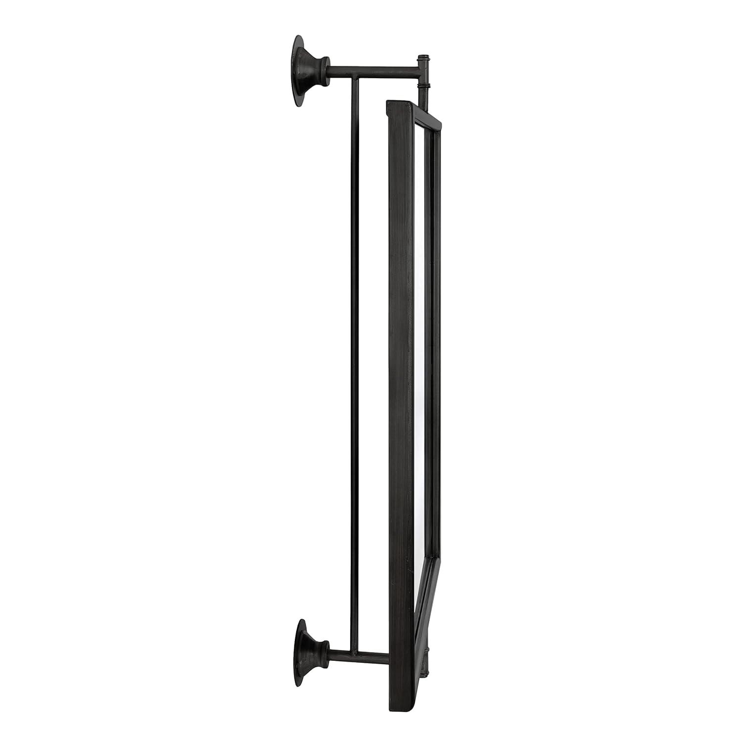 20"x31" Darbridge Rectangle Pivot Mirror Silver - Kate & Laurel All Things Decor