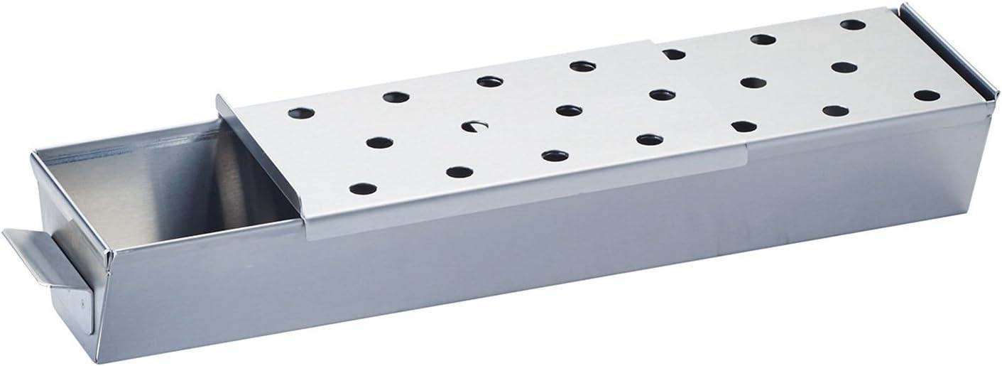 Bull 75000 Easy Fill Stainless Steel Smoker Box for Holding Wood Chips and Water